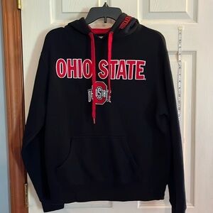 Ohio State varsity authentic apparel-M-black-embroidered, hoodie,kangaroo pocket